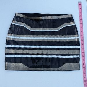 Express Sequin Mini Skirt
